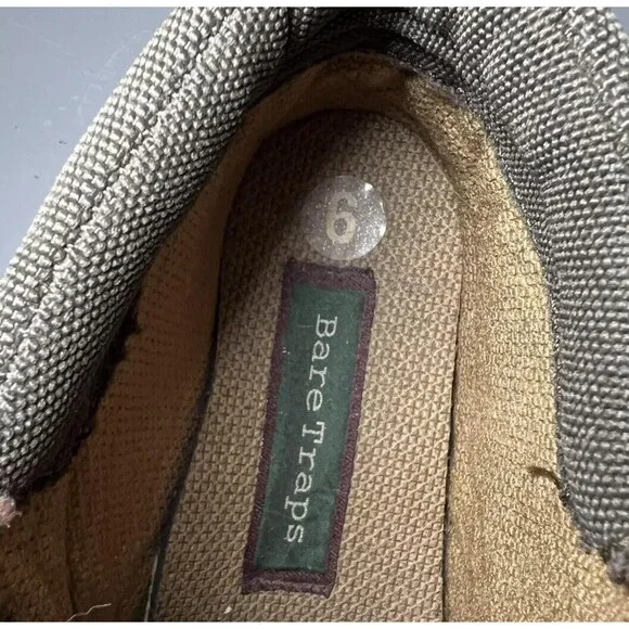 BareTraps Womens Size 6 Brown Suede Leather Ankle Hiking Boots Work Bear Paw - Picture 5 of 16